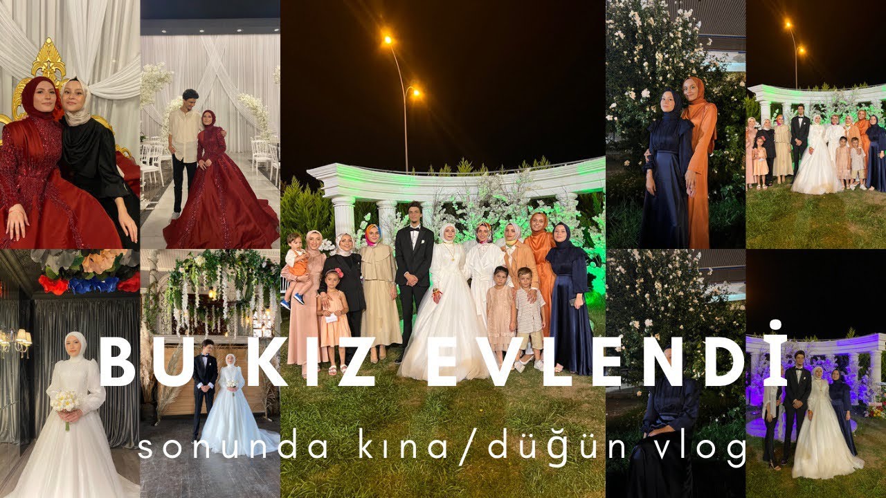 BU KIZ EVLENDİ!!! sonunda kına/düğün vlogu sizlerle💖 #düğün  #kina