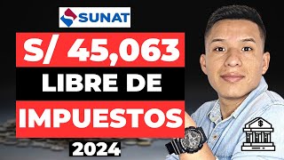 💥 Solicita TU SUSPENSIÓN de 4TA CATEGORÍA 2024 💰 [ S/ 45,063 LIBRE de IMPUESTOS - SUNAT ] 🤫