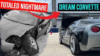 SKETCHY TOTALED Corvette Becomes a WIDE BODY Dream Car