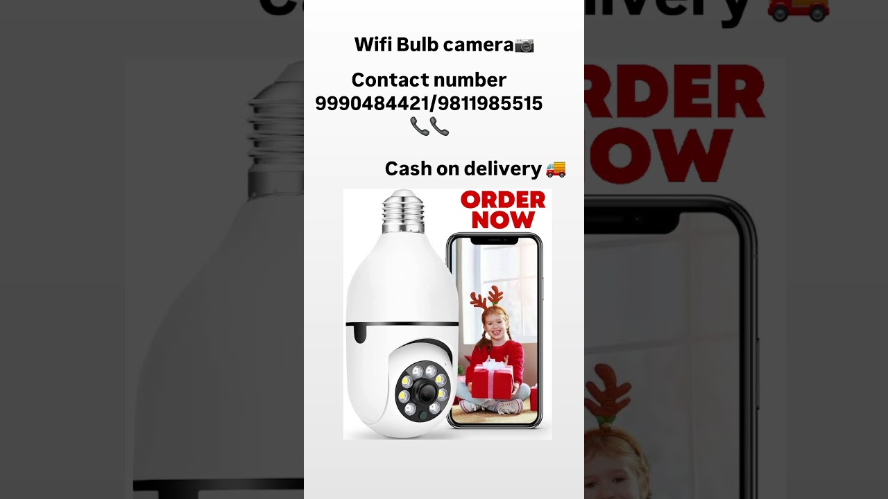 Wifi Bulb camera📷