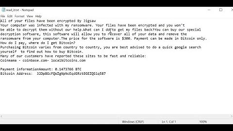 Jigsaw (Chaos) ransomware removal guide.