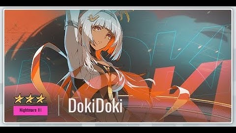 Etheria Restart DOKI DOKI Nightmare 3 Full Auto 3 star Clear F2P Team.