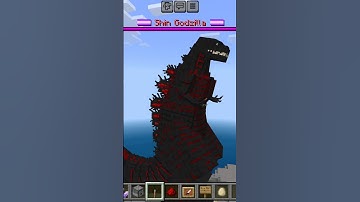 Shin Godzilla mod Minecraft bedrock 🔥 #minecraft #shorts