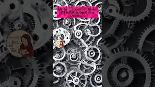 Global Economic Crisis: US Inflation vs China Deflation #shorts #upsc #ssc #exam