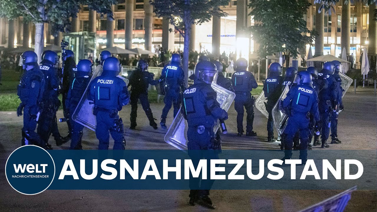 RANDALE IN STUTTGART: Geplünderte Geschäfte und verletzte Polizisten