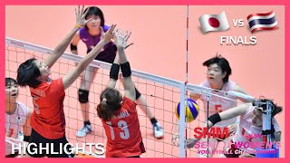 Japan vs Thailand | Highlights | Finals | AVC Asian Senior Women's Volleyball Championship 2019