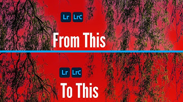 How to IMPROVE a SKY MASK Around TREES in Lightroom