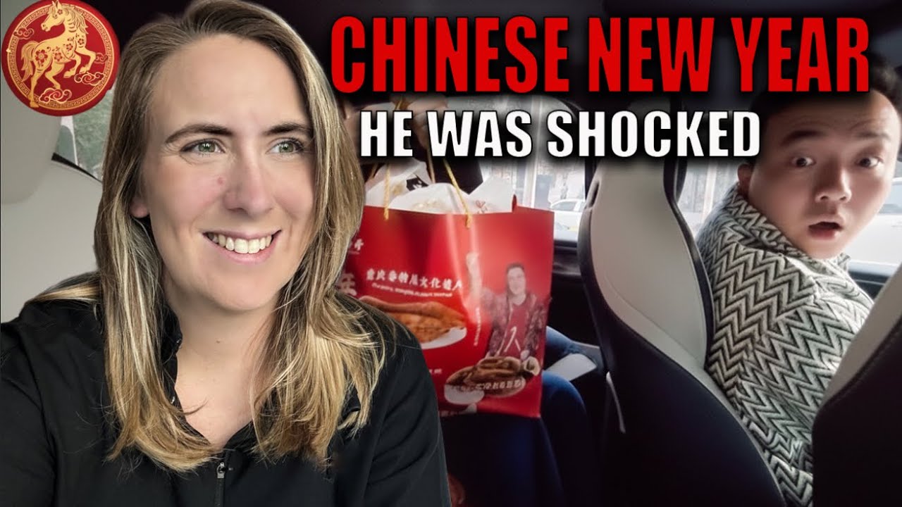 Я подарила своему таксисту в Чунцине подарок на китайский Новый год… Его реакция! 🇨🇳