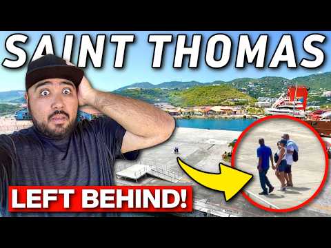 The Most INSANE Pier Runner DRAMA We've Ever Seen! St. Thomas USVI Beach Day & Relaxing Evening!