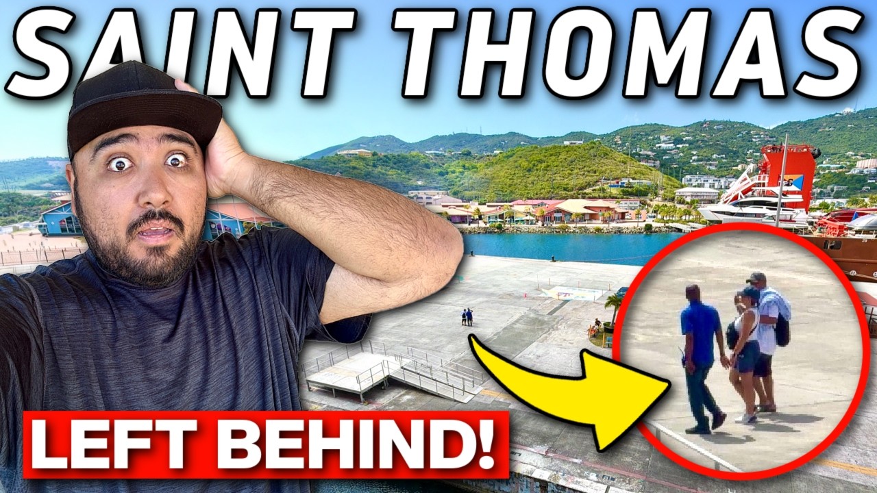The Most INSANE Pier Runner DRAMA We've Ever Seen! St. Thomas USVI Beach Day & Relaxing Evening!