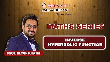 INVERSE HYPERBOLIC FUNCTION