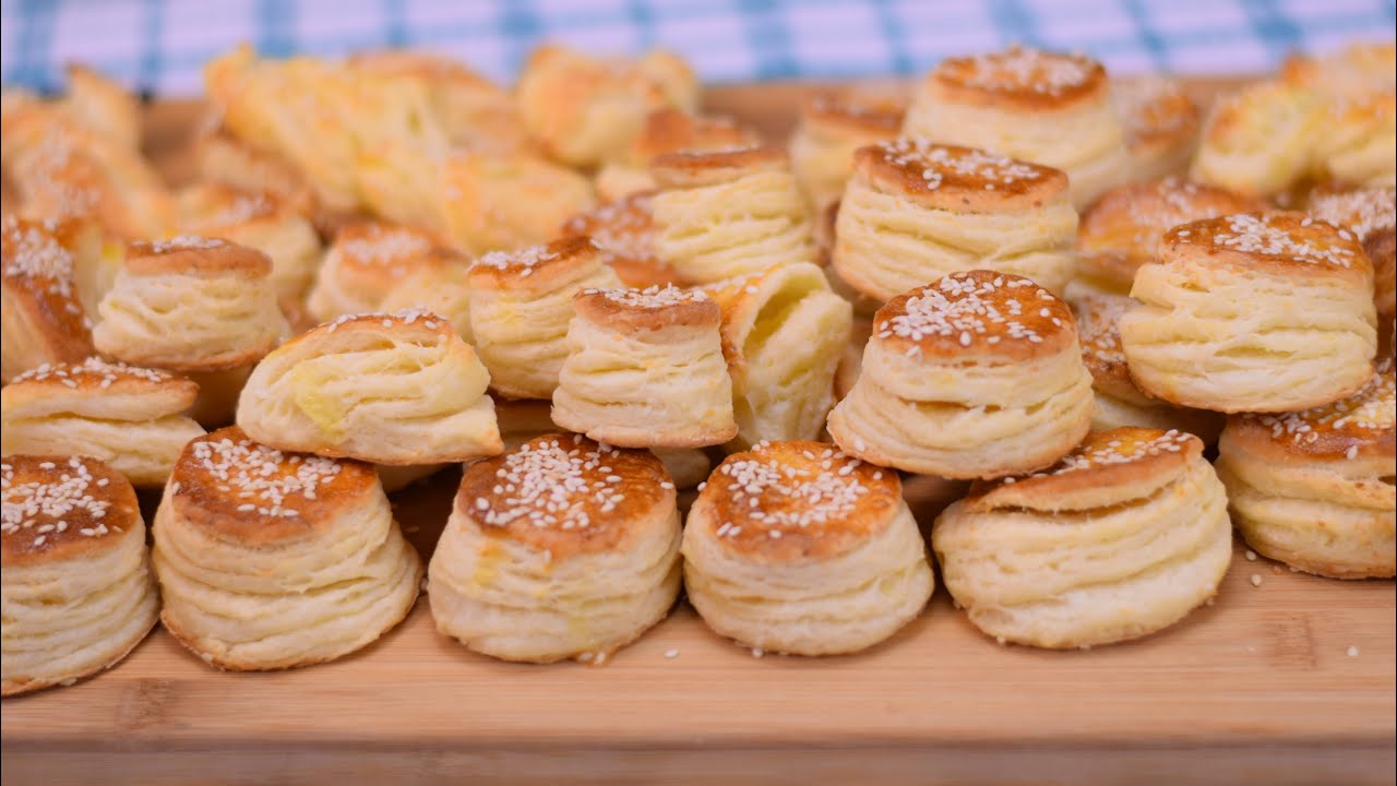 LISNATE POGACICE SA SIROM - Ukus neverovatan, jednostavno i brzo! tope se u ustima - Puff Pastry