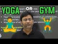 Yoga or gym   whats better ft manish dubey sir pw