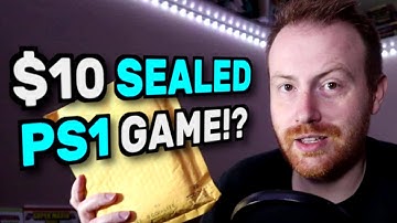 Opening a New & Sealed PS1 Game in 2023