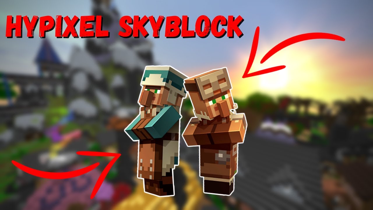 ALL Villager Locations Hypixel Skyblock YouTube