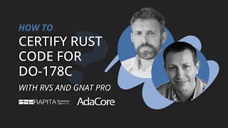How do you certify Rust code for DO-178C?