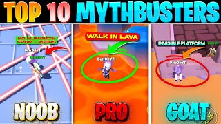 Top 10 Mythbusters in Stumble Guys | Ultimate Guide to Become a Pro