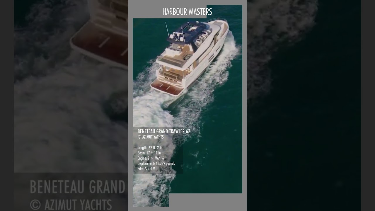 ⁣Beneteau Grand Trawler 62 | Long-Range Flagship Passagemaker