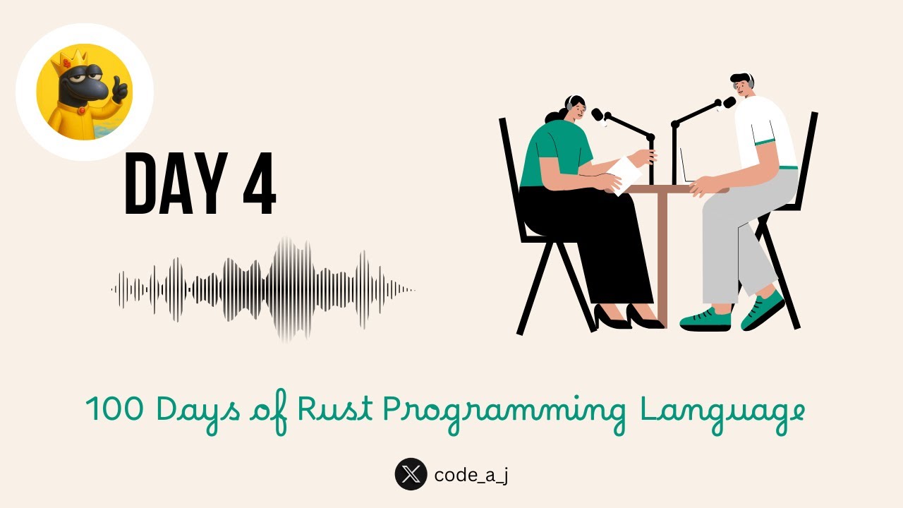 Day 4: 100 Days of Rust Programming Language - YouTube
