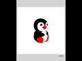 3D Printed Articulated Penguin Keychain