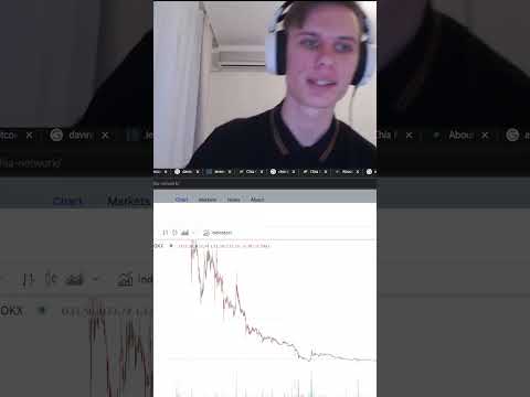 C 00 до , почему монета Chia на дне??  #shorts