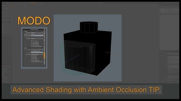 Modo TIP : Advanced Shading with Ambient Occlusion Problem.