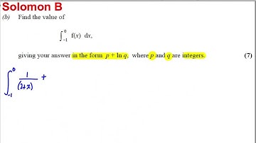 Partial Fractions Exam Style Question 2