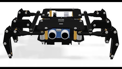 ROBUG Hexapod Robot Assembly Video // 3 Servo Walker Robot Kit