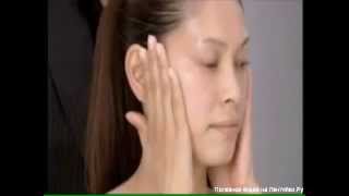 Японский массаж лица Асахи Зоган   Русская озвучка   Yukuko Tanaka's Face massage Zogan Asahi