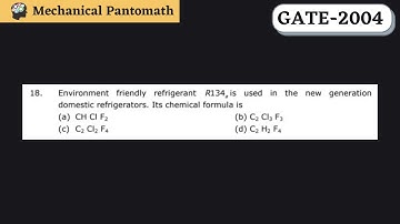 Q-18 | GATE Mechanical-2004 Solved Paper | GATE Mechanical Previous Year Question Solution