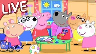 Peppa Pig&#39;s Clubhouse - LIVE 🏠 BRAND NEW PEPPA PIG EPISODES ⭐️
