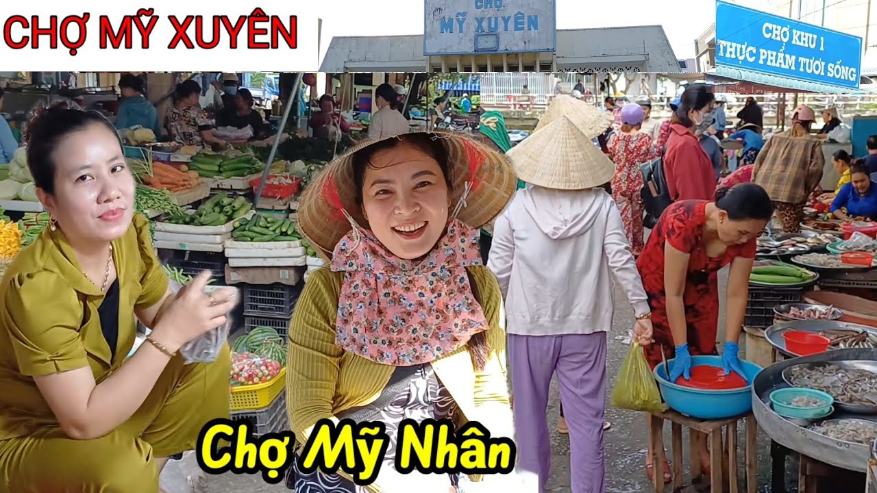 Đẹp Mê hồn Cô gái Sóc Sờ bay Chợ Mỹ Xuyên - Sóc Trăng ,Toàn Là Đặc Sản Thiên Nhiên 