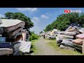 直擊「床墊長城」！台中爆2萬張廢床墊堆積 高溫易燃藏危機