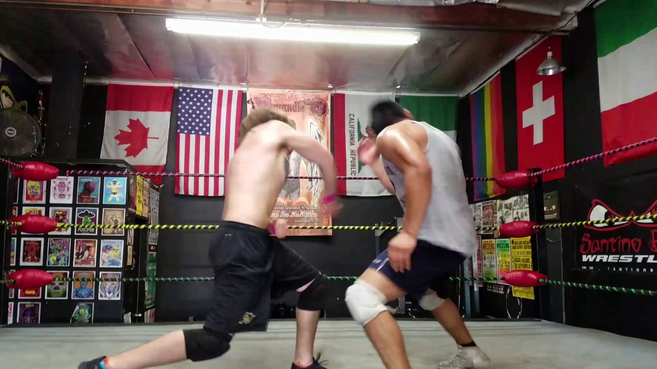 Pro Wrestling striking sequence YouTube