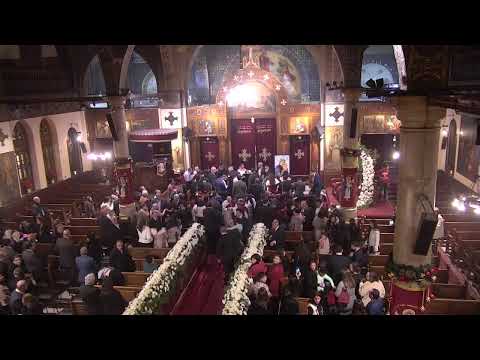 صلاة اكليل بيتر مجدى و مارينا عادل السبت 11 يناير 2020