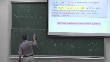 Functions of Matrices, Lecture 4