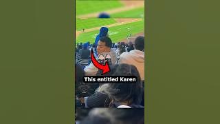 Entitled Karen Uses Fan as Foot Rest