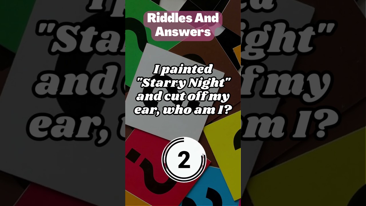 Test your art knowledge with these riddles about famous artists!