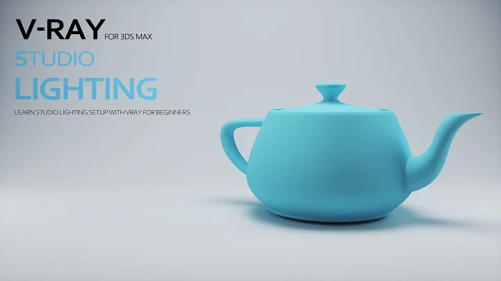 Studio Lighting With Vray 5 in 3Ds Max Tutorial For Biginners
