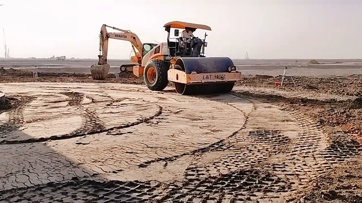 "WTG Foundation Backfilling & Compaction | Civil Work in Progress 🚧"