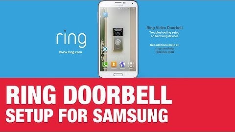 Ring Smart Doorbell Setup for Samsung - Ace Hardware