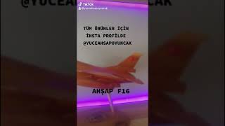 Ahşap F16 El Emeği Ağaç İşlemewooden Toy