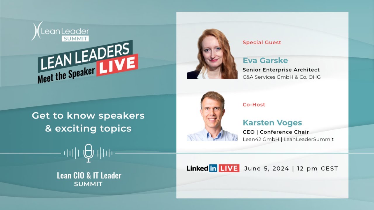 Lean Leaders Live: Meet the Speaker – Eva Garske