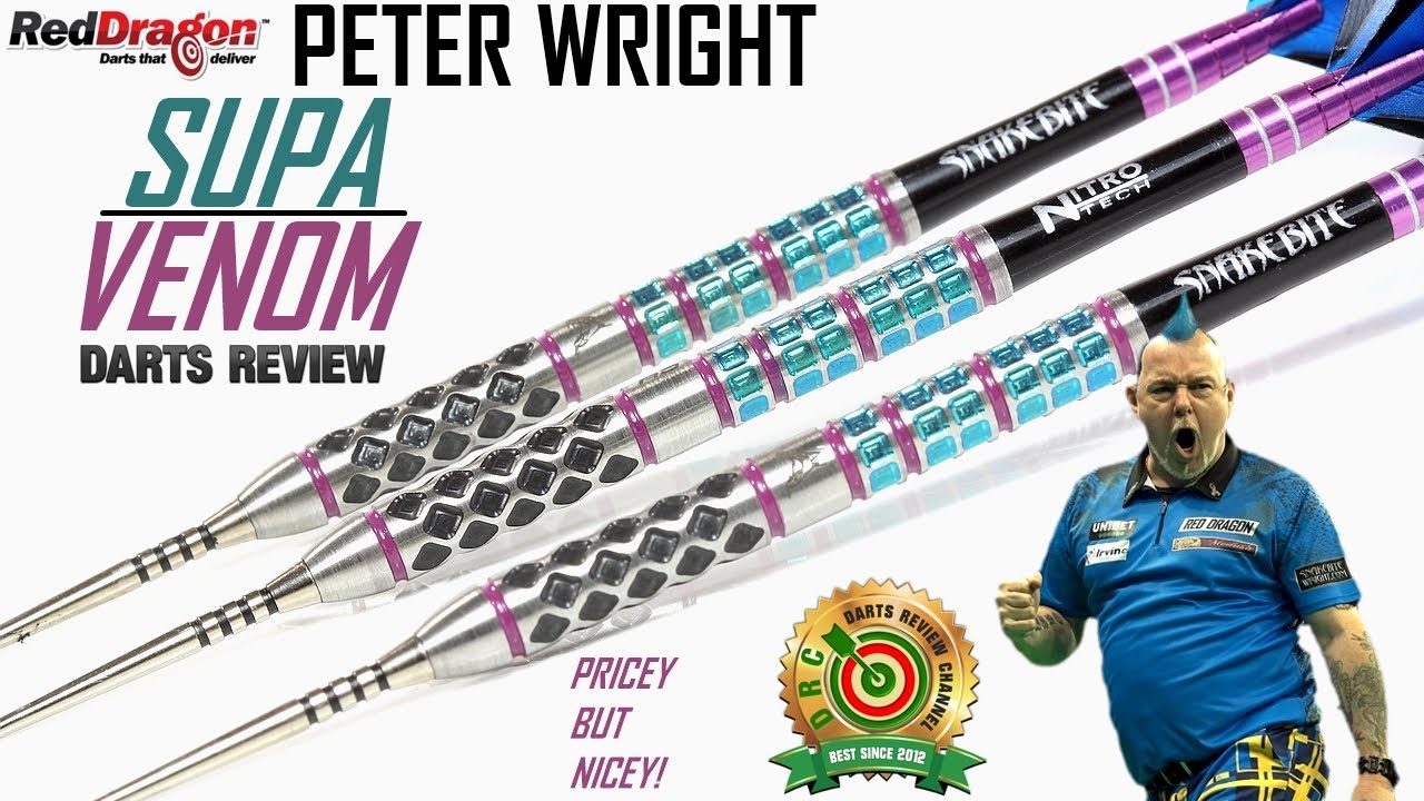 Red Dragon PETER WRIGHT SUPA VENOM Darts Review - YouTube