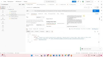 Communicating with Dialogflow API with Postman