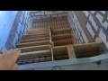 Опалубка и армирование бетонной лестницы в 2 этажа