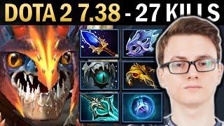 Slark Gameplay Miracle with 27 Kills and Skadi - TI14