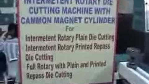 Intermittent Rotary Die Cutting Machine By R.K. Label Printing Machinery Pvt. Ltd, Ahmedabad