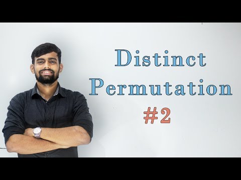 Distinct Permutation |