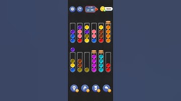 Ball colour sort puzzle level 191 #games #gaming #gameplay
